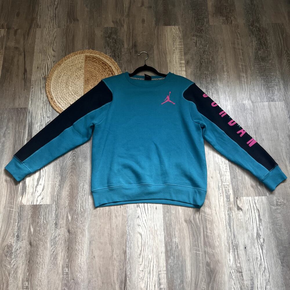 JORDAN Kids Long Sleeve Spell Out Sweater
